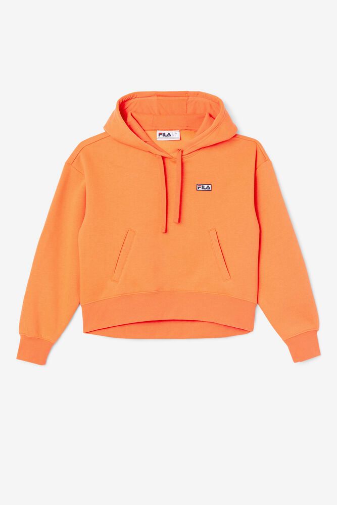 Fila Marina Orange Hoodie Womens - NZ 46029-PLJF